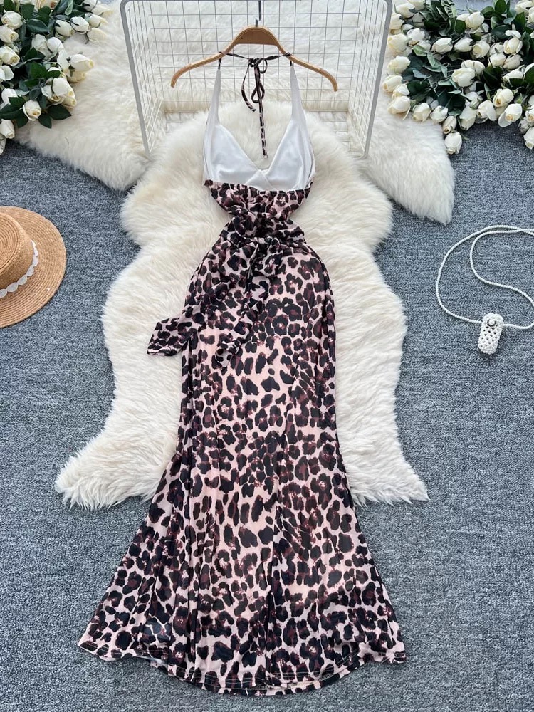 Double trouble halter dress CD785 images